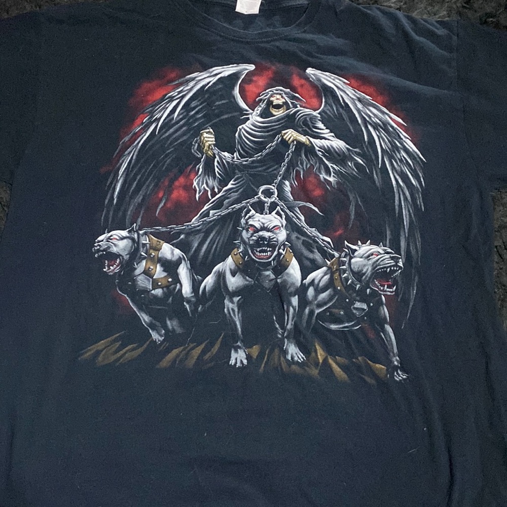 Y2k Grim Reaper shirt
